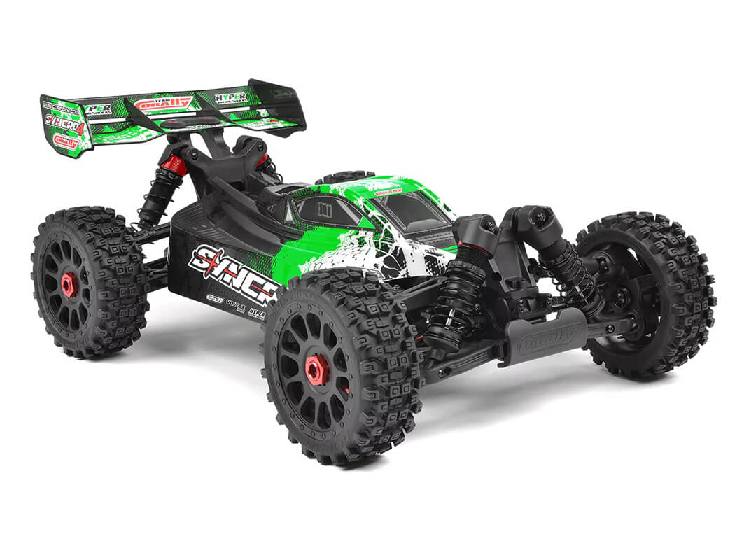 Corally Syncro-4 1/8 Brushless 4S Basher Buggy RTR - Green - Image 3