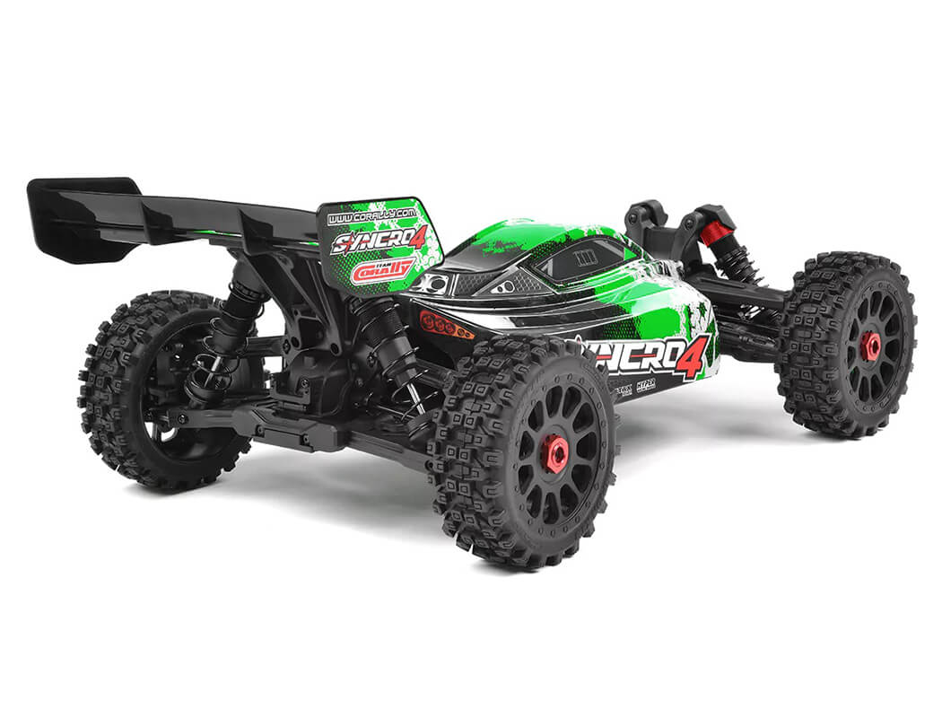 Corally Syncro-4 1/8 Brushless 4S Basher Buggy RTR - Green - Image 4