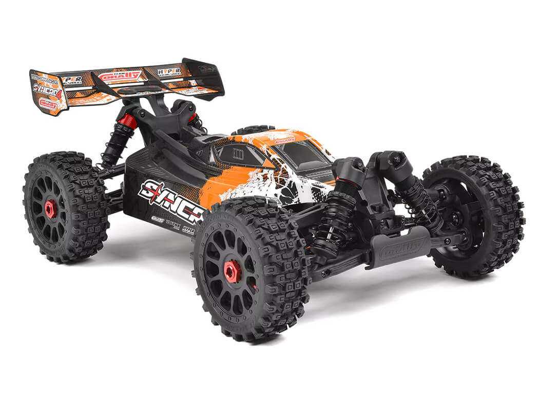 Corally Syncro-4 1/8 Brushless 4S Basher Buggy RTR - Orange - Image 3