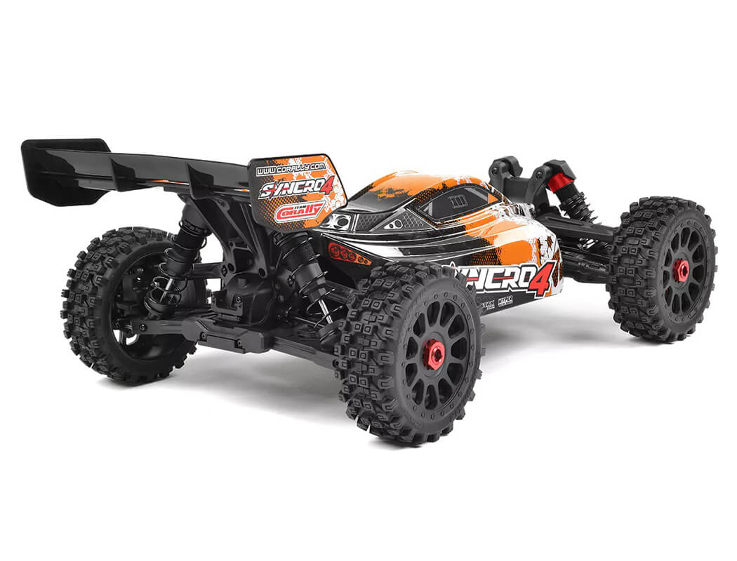 Corally Syncro-4 1/8 Brushless 4S Basher Buggy RTR - Orange - Image 4