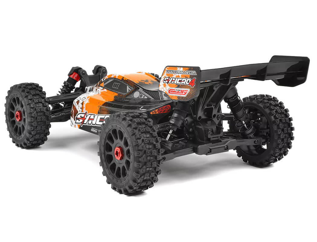 Corally Syncro-4 1/8 Brushless 4S Basher Buggy RTR - Orange - Image 5