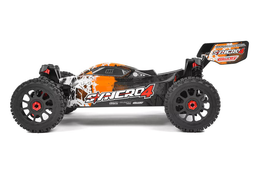 Corally Syncro-4 1/8 Brushless 4S Basher Buggy RTR - Orange - Image 6