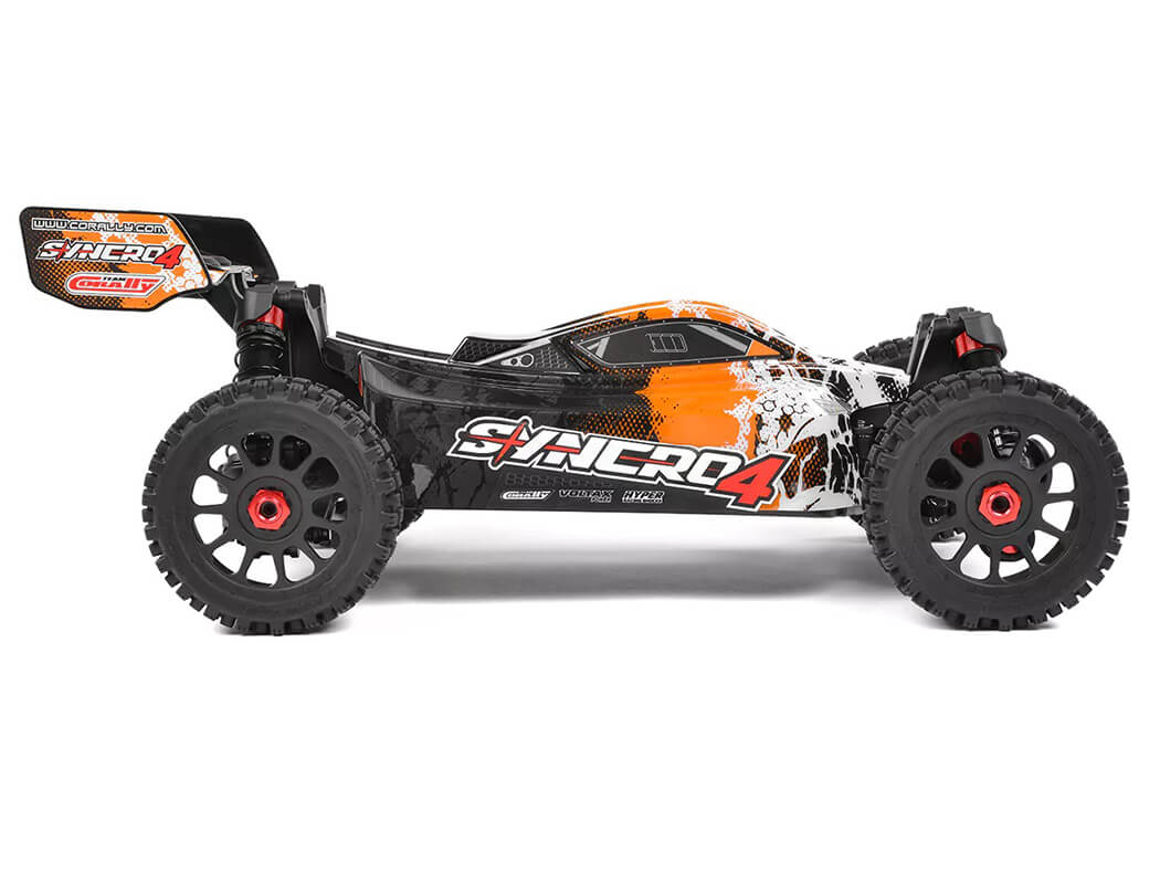Corally Syncro-4 1/8 Brushless 4S Basher Buggy RTR - Orange - Image 7