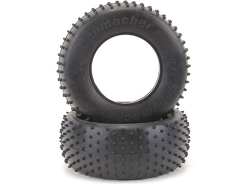 Schumacher Short Course Tyre - Mini Spike - Yellow U6766