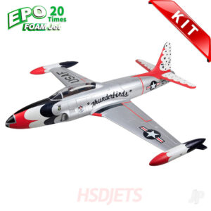 HSD JETS T-33 8KG TURBINE FOAM JET THUNDERBIRD (KIT) HSDA48010300