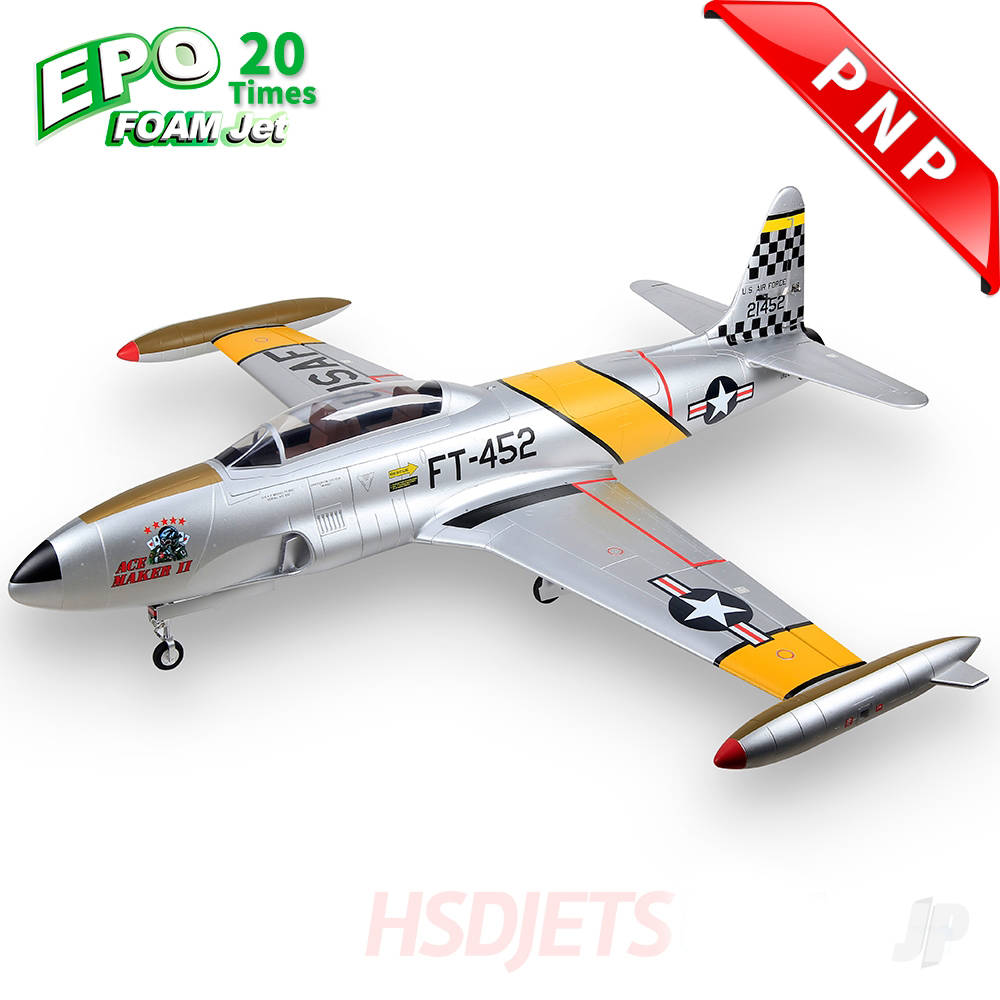 HSD JETS T-33 8KG TURBINE FOAM JET YELLOW RIBBON (PNP NO TURBINE)