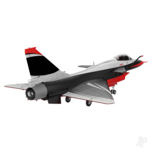 HSD JETS J10 8KG TURBINE FOAM JET BLACK/RED/WHITE (PNP + VECTOR + SMOKE - NO TURBINE) HSDA67040200S