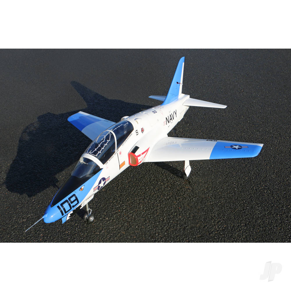 HSD JETS T-45 GOSHAWK 8KG TURBINE COMPOSITE JET (PNP + SMOKE - NO TURBINE) BLUE HSDA68030100