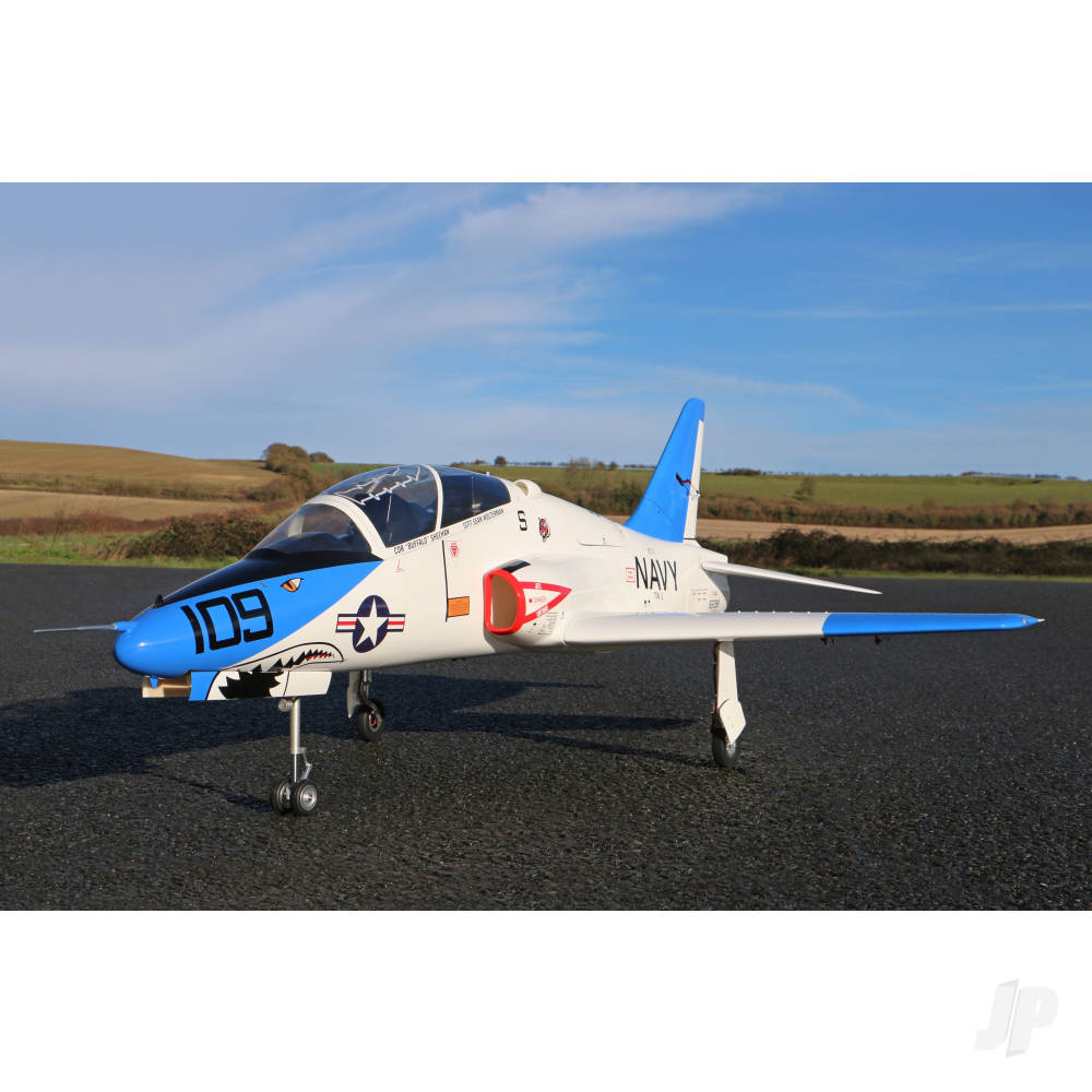 HSD JETS T-45 GOSHAWK 8KG TURBINE COMPOSITE JET (PNP + SMOKE - NO TURBINE) BLUE HSDA68030100
