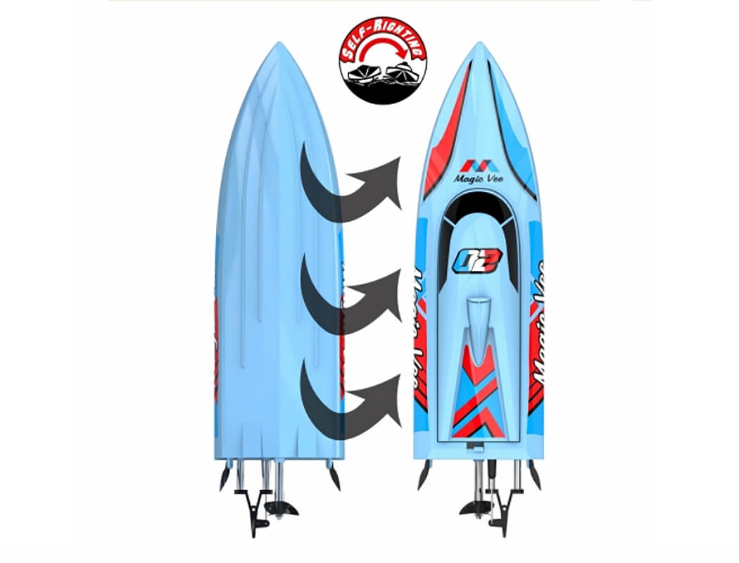 JOYSWAY MAGIC VEE V6 DEEP VEE 2.4G RTR RACING BOAT - Image 2