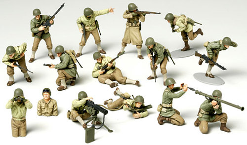 Tamiya WWII US Army Infantry GI Set 1/48 32513
