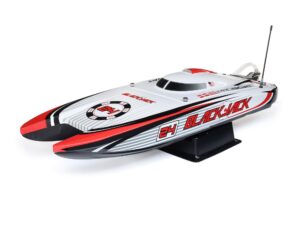 PROBOAT BLACKJACK 24IN V2 CATAMARAN BRUSHLESS RTR VEGAS OFFSHORE B-PRB08049T2