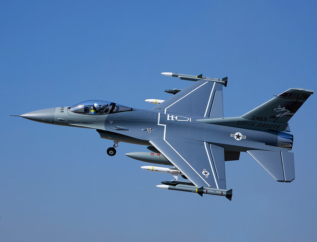 FMS 64MM F-16 GREY EDF PNP FMS146PGY