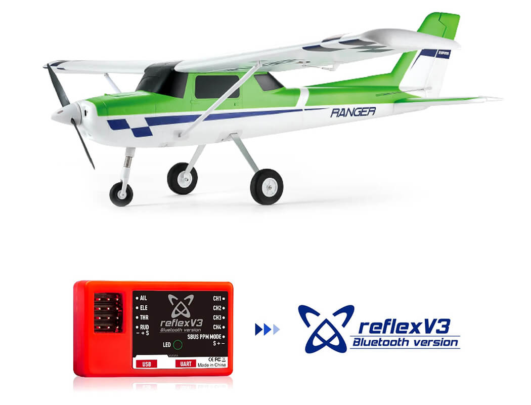 FMS RANGER 1220MM EP PNP GREEN WITH REFLEX V3 FMS147PGN-REFV3