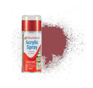 Humbrol AD6073 No 73 Matt Wine red Oxide - 150ml Acrylic Spray Paint
