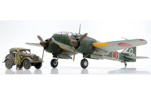TAMIYA MITSUBISHI KI-46 III TYPE 100 & 4X4 LIGHT VEHICLE KUROGANE 1:48 25217