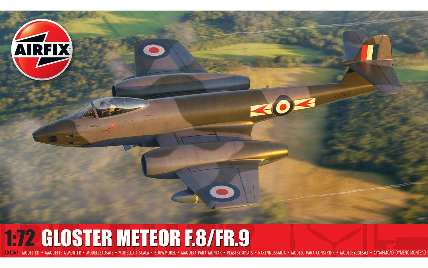 Airfix Gloster Meteor F.8/FR.9 1:72 A04067