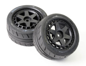 FTX STINGER REAR 32MM RUBBER WHEEL/TYRES