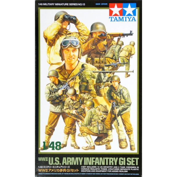Tamiya WWII US Army Infantry GI Set 1/48 32513