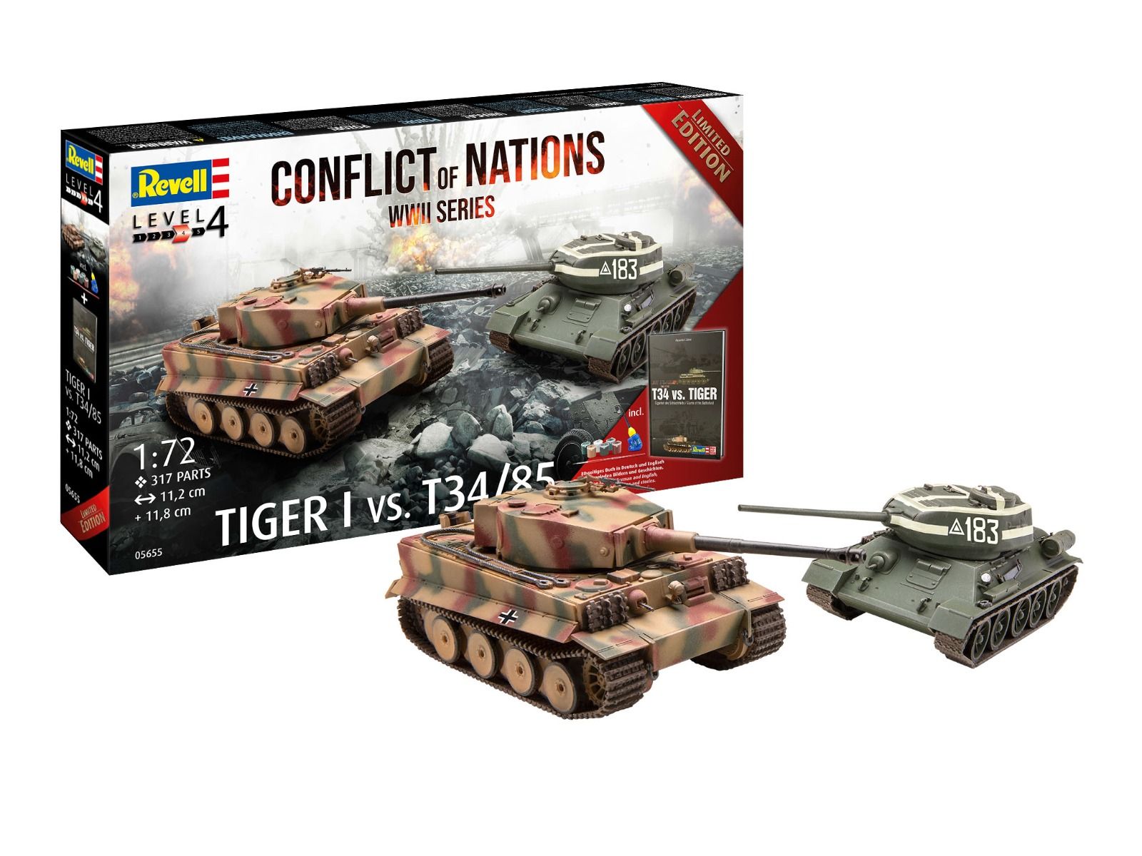 Revell "Conflict of Nations" Exclusive Edition Gift Set 1/72 05655