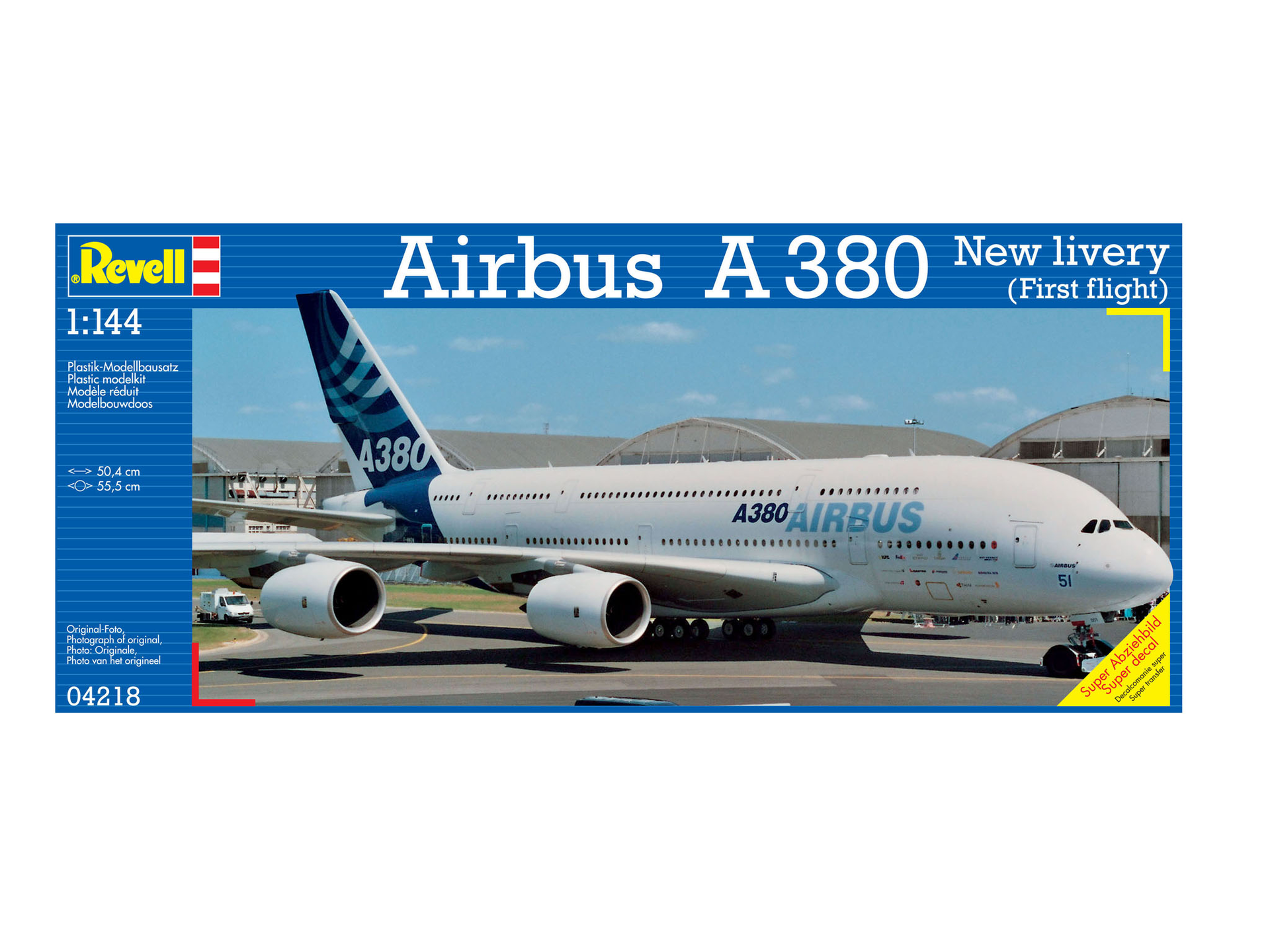 Revell Airbus A380 Design New livery "First Flight" 1/144 04218