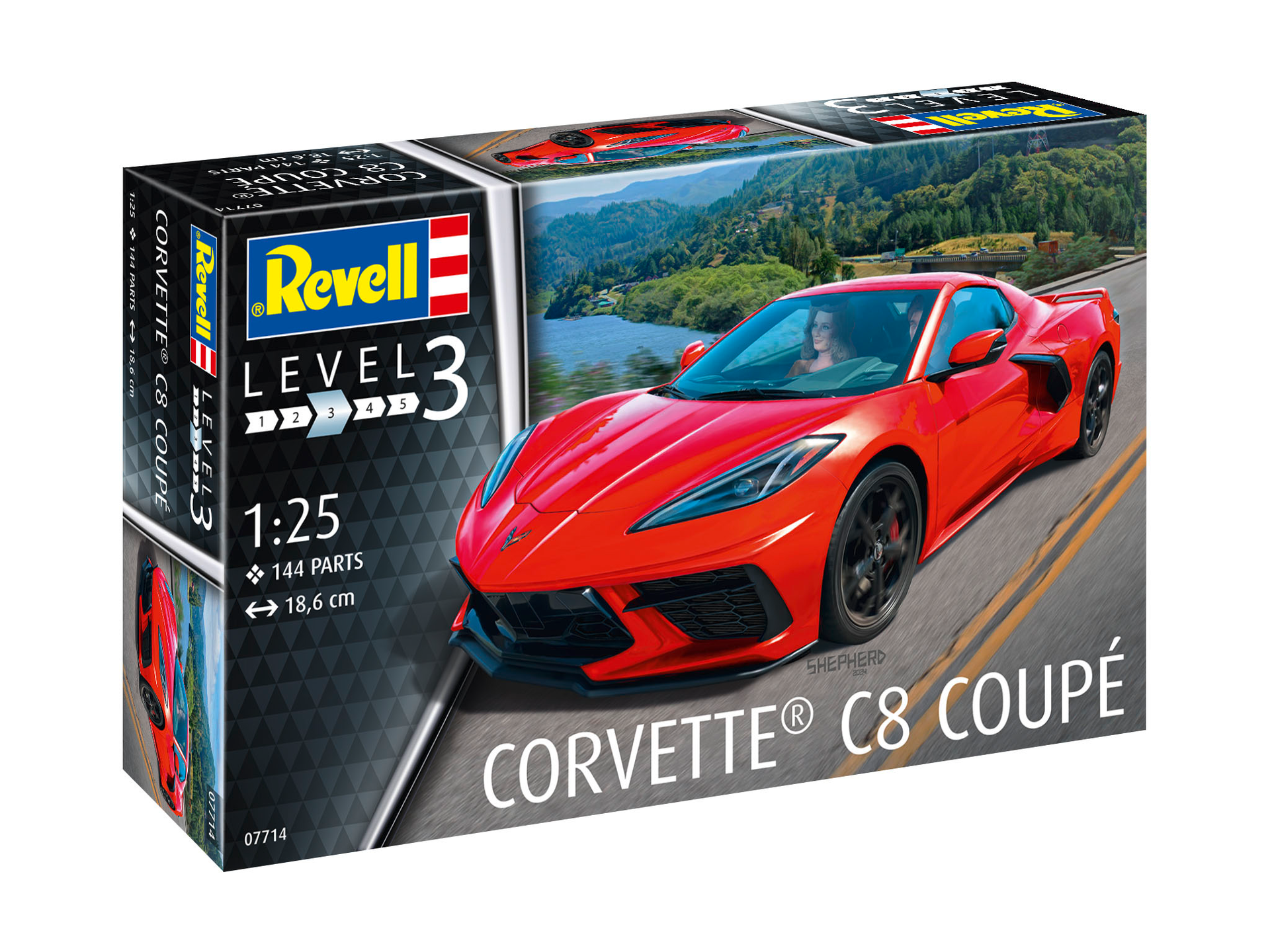 Revell Corvette C8 Coupé 1:25 07714 - Image 9