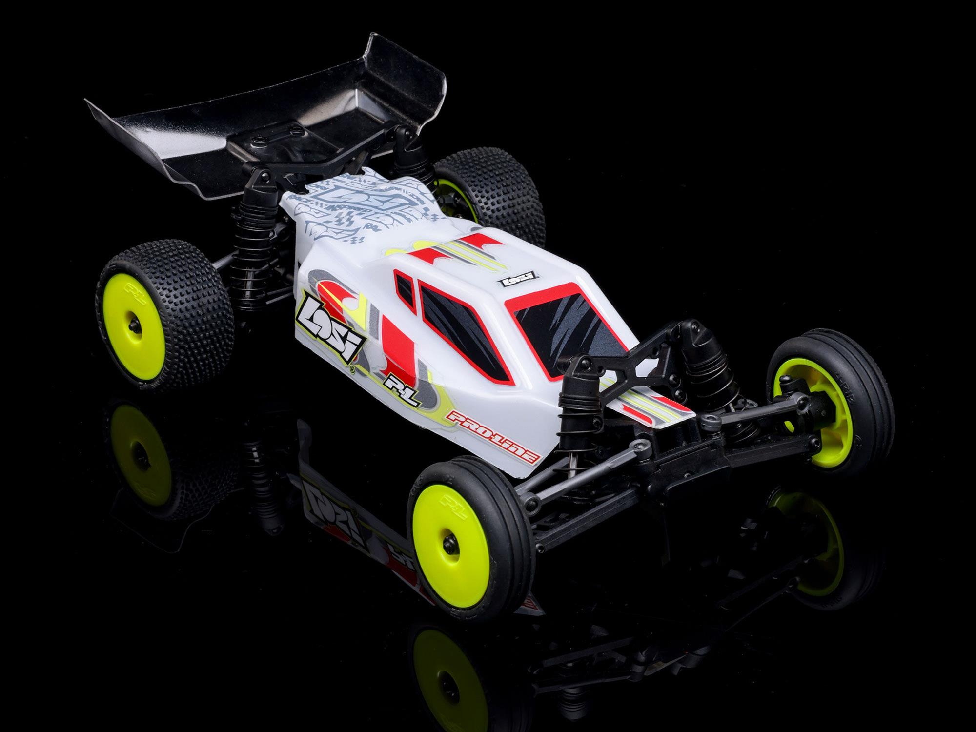 Losi 1/24 Micro-B 2WD Buggy RTR, White