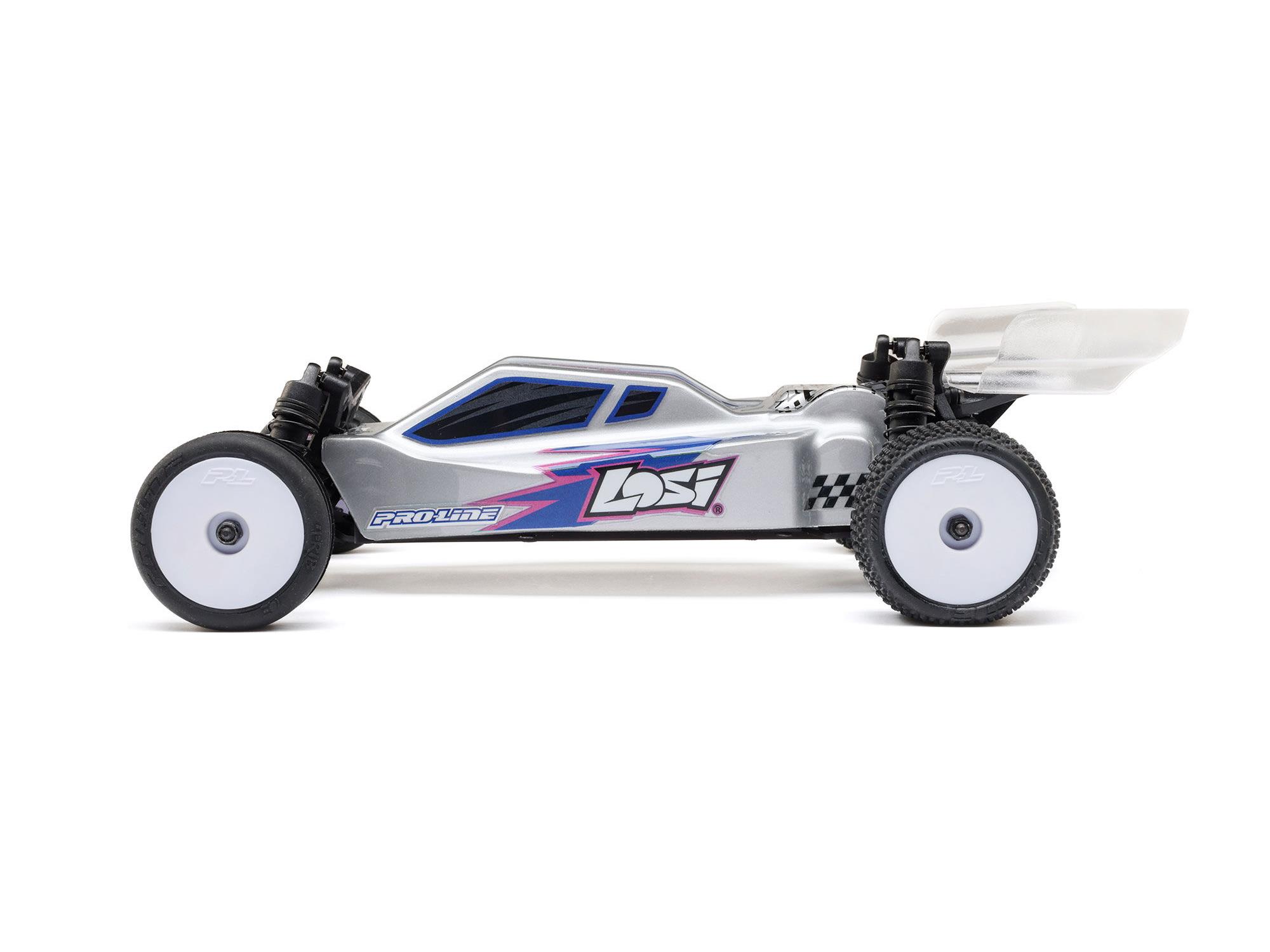 Losi 1/24 Micro-B 2WD Buggy RTR, Silver C-LOS00007T2