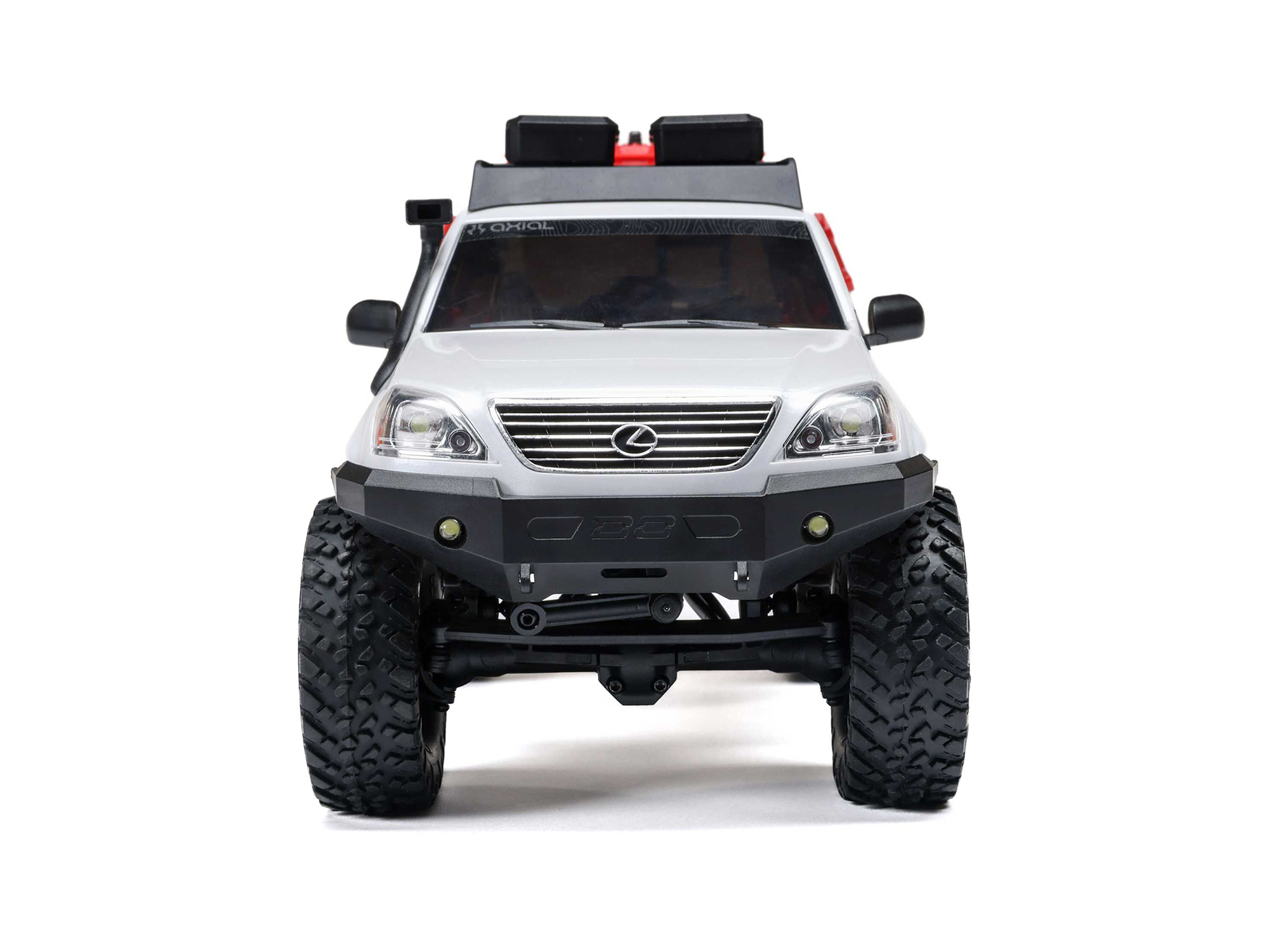 1/24 SCX24 Lexus GX 470 4WD Rock Crawler RTR White - Image 4