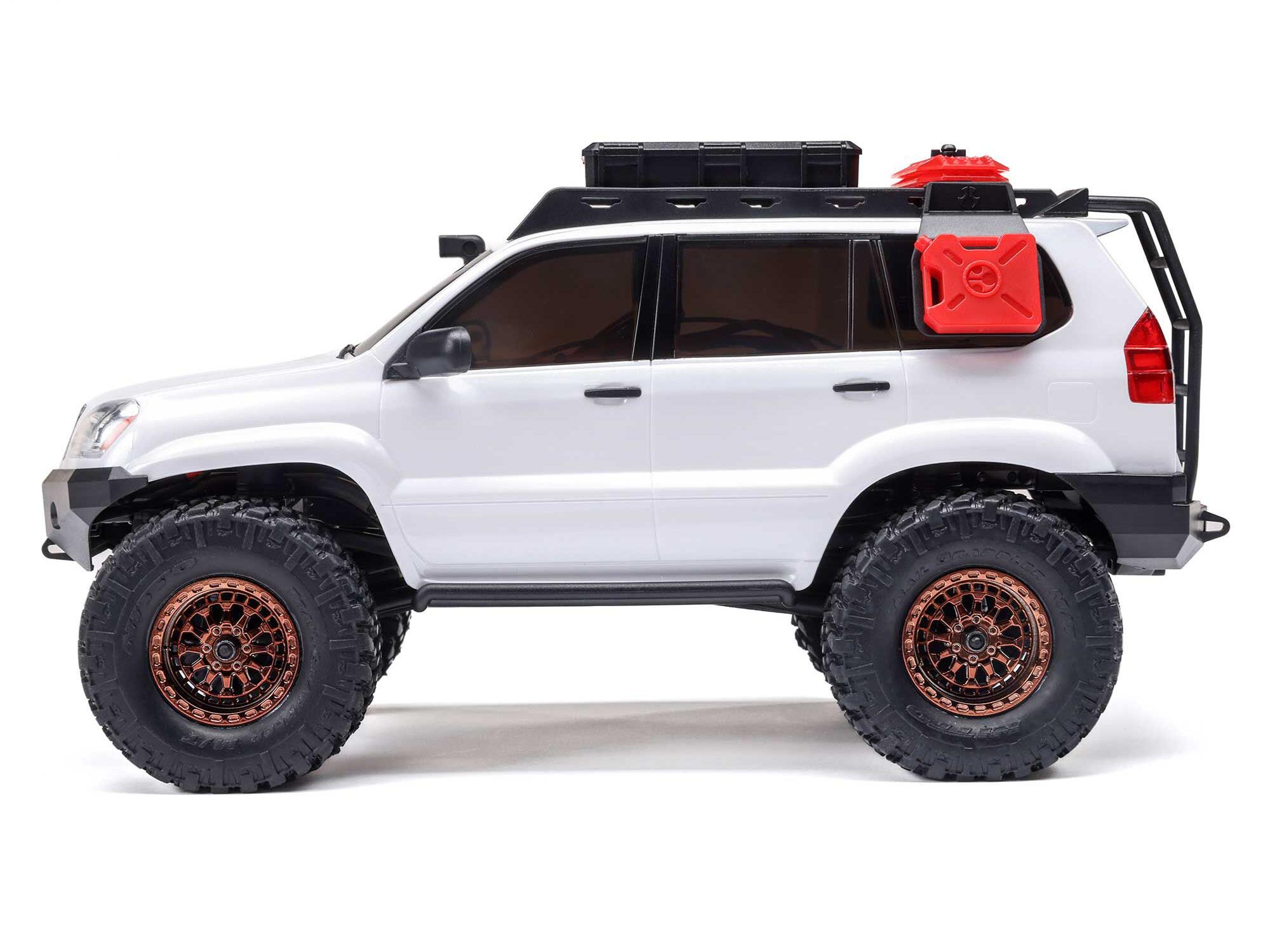 1/24 SCX24 Lexus GX 470 4WD Rock Crawler RTR White - Image 5
