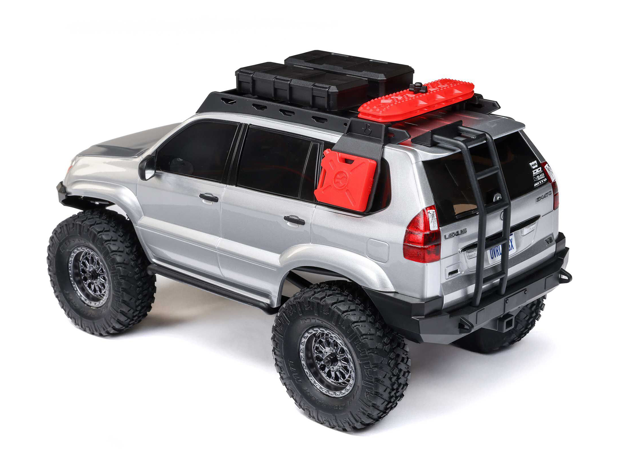 1/24 SCX24 Lexus GX 470 4WD Rock Crawler RTR Silver - Image 3