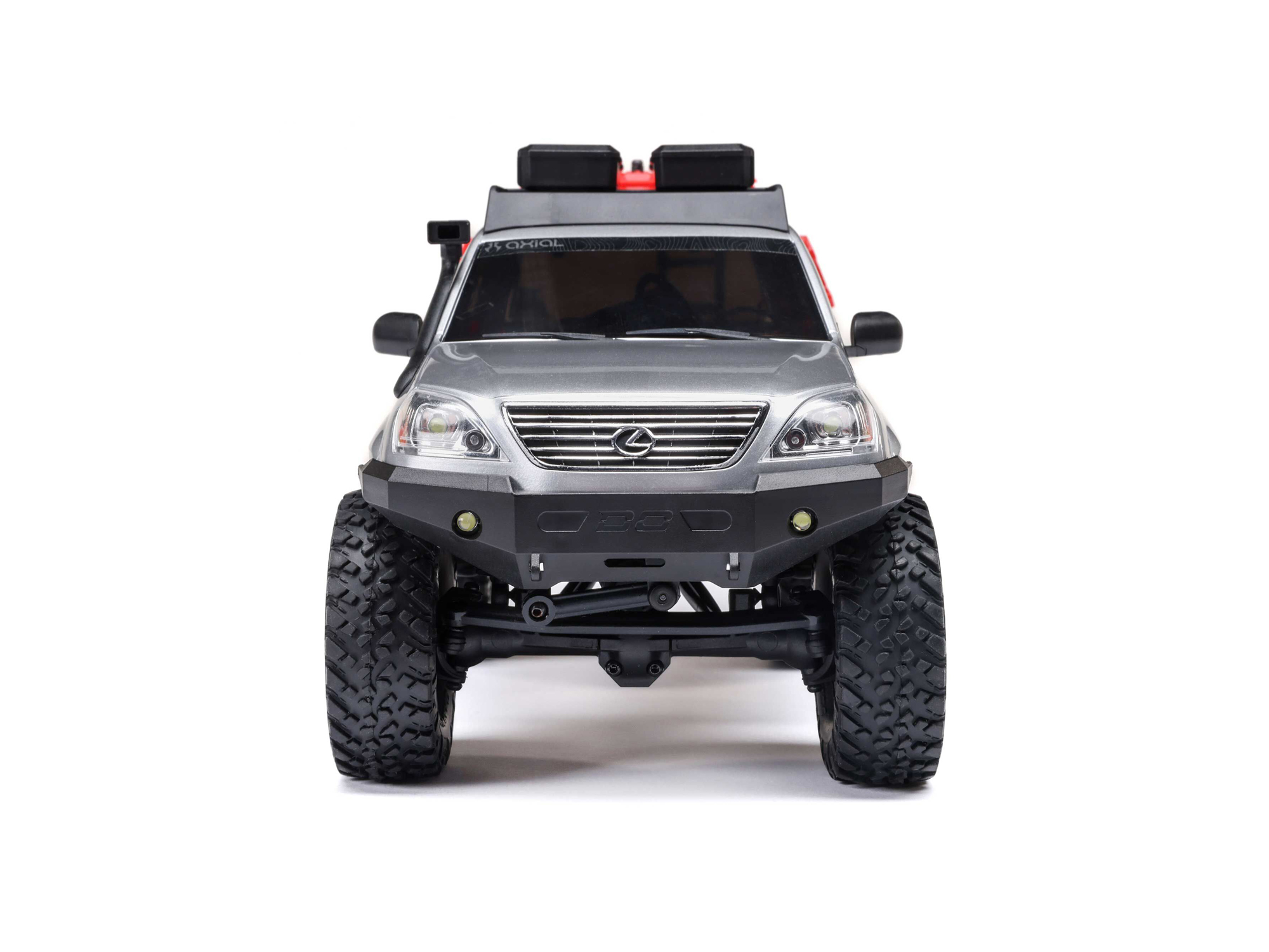 1/24 SCX24 Lexus GX 470 4WD Rock Crawler RTR Silver - Image 4