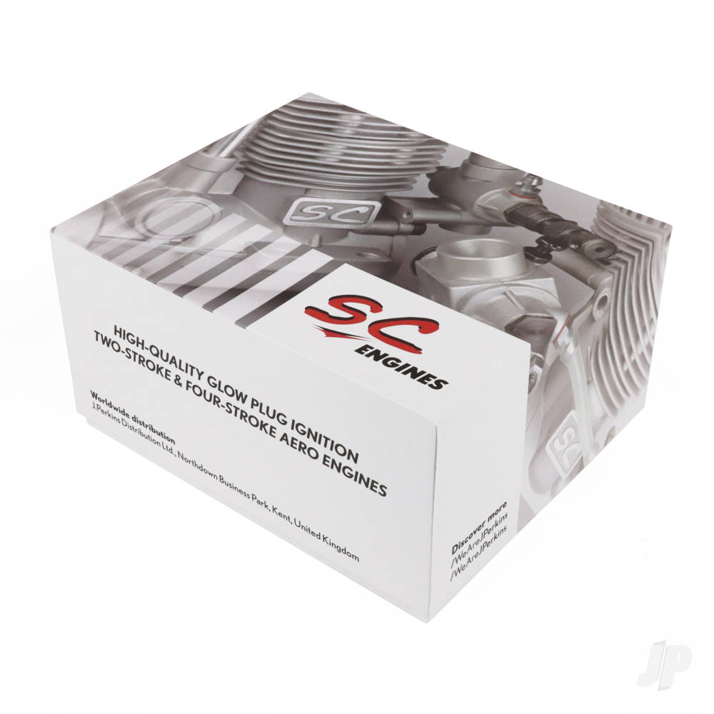 SC Engines SC52A-S 2-Stroke Glow R/C Aero Engine (Rear Needle)