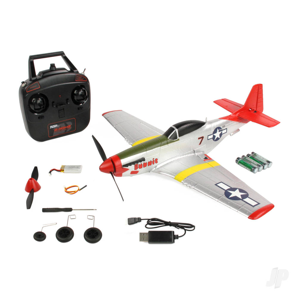 TOP RC P51 Red Tail RTF 450 (Mode 2) TOP097B02