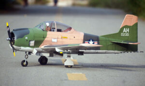 VQ Models T-28 Trojan 'Camo' 69.7in Wingspan ARF VQA162C
