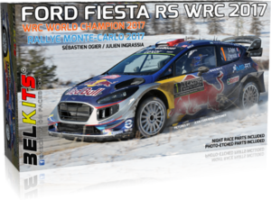 Belkits Ford Fiesta Wrc 17 Red Bull 1:24 BEL012