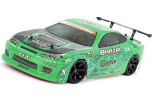 FTX Banzai 1/10th 4WD RTR RC Car Brushed Electric Street Drift Car - Green