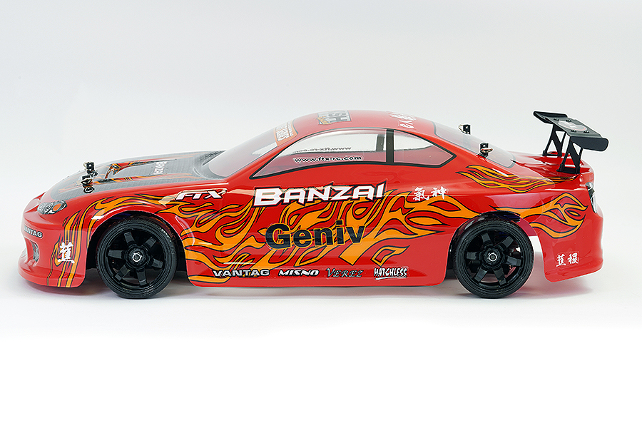 FTX Banzai 1/10th 4WD RTR RC Car Brushed Electric Street Drift Car - Red