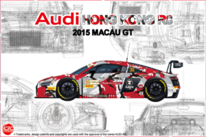 Nunu Audi R8 Lms Gt3 Gp Macau 2015 Fia-Gt 1:24 NU24028