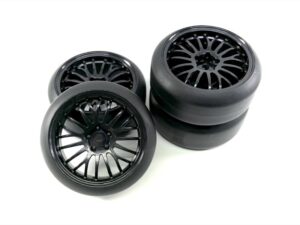 Absima 1:10 Drift Wheel Set "The Pimp" black (4) 2510052