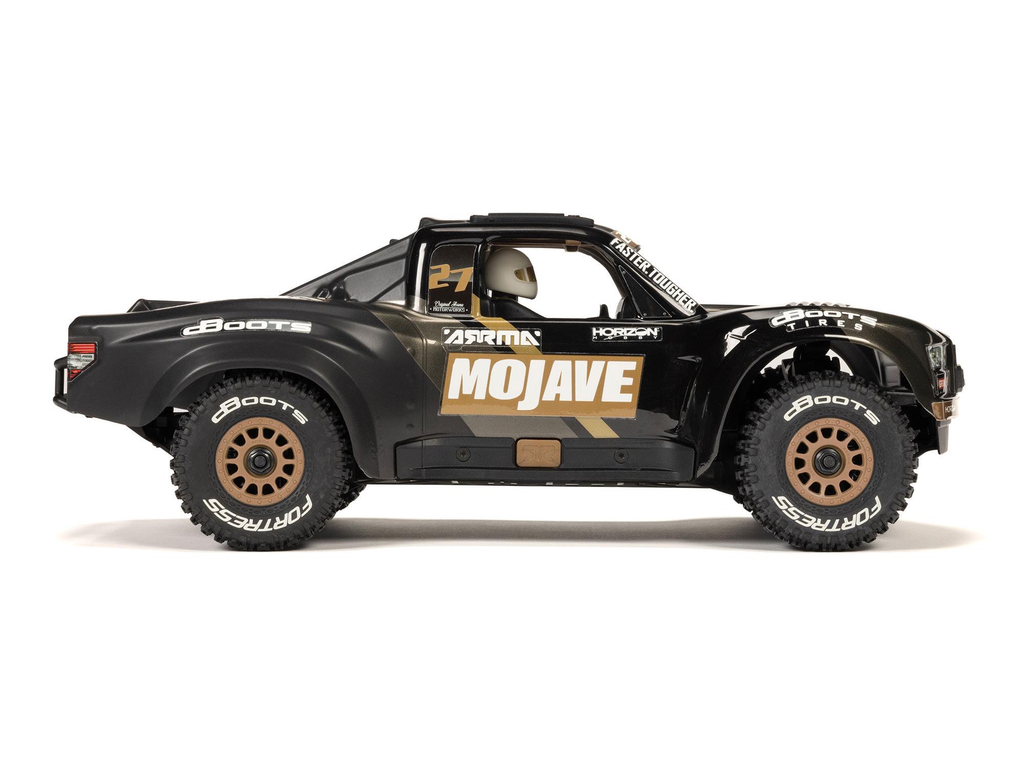 Arrma MOJAVE GROM 223S BLX 4X4 DT 1/18 with Batt/Charger Black C-ARA2304T1
