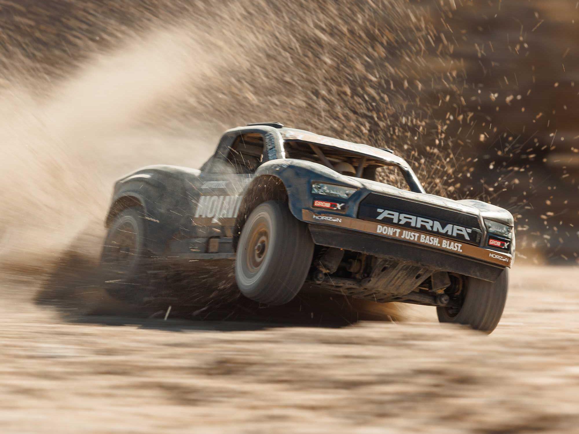 Arrma MOJAVE GROM 223S BLX 4X4 DT 1/18 with Batt/Charger Black C-ARA2304T1