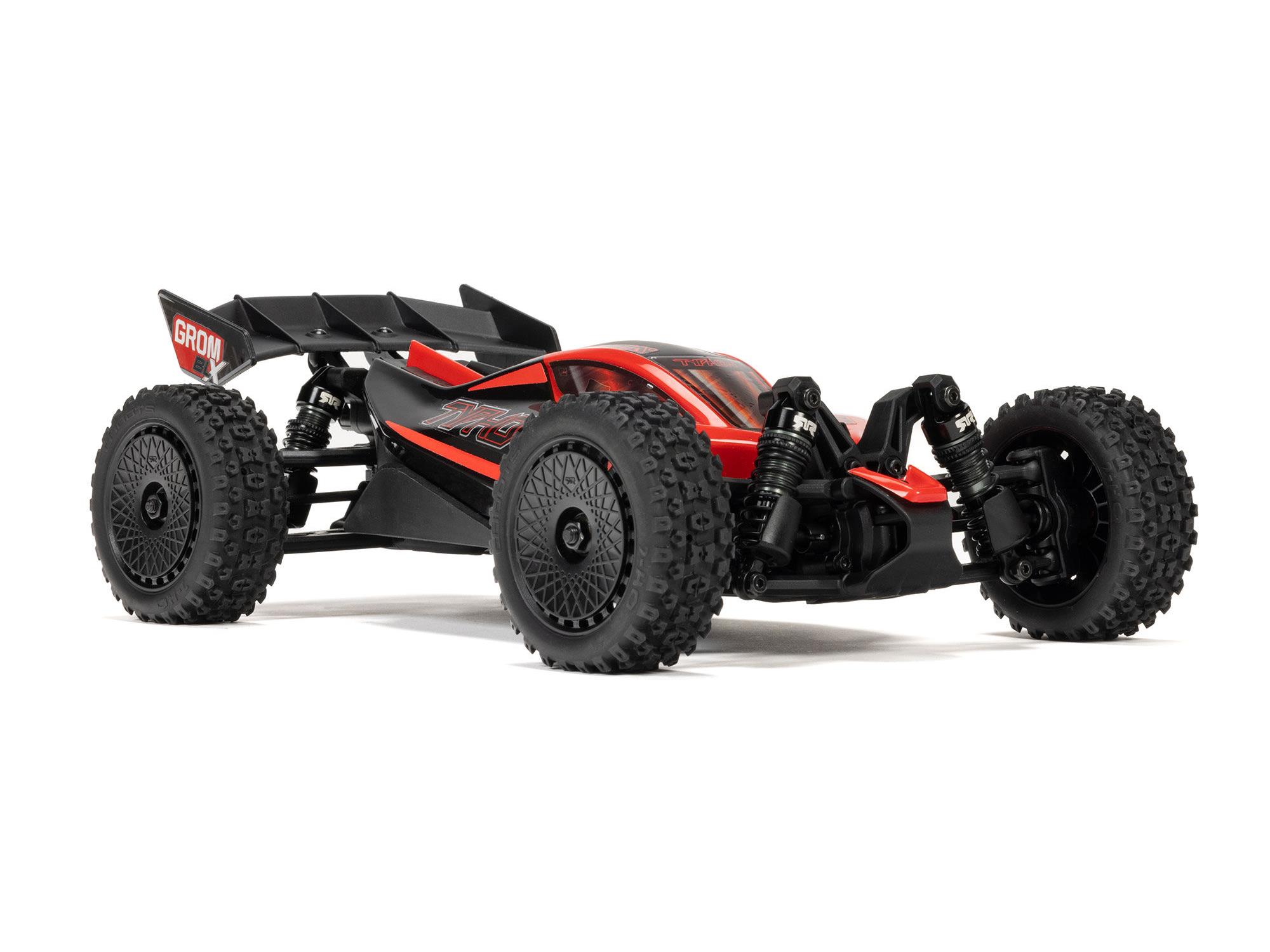 Arrma TYPHON GROM 223S BLX 4X4 with Batt/Charger 1/18 Red C-ARA2306ST1