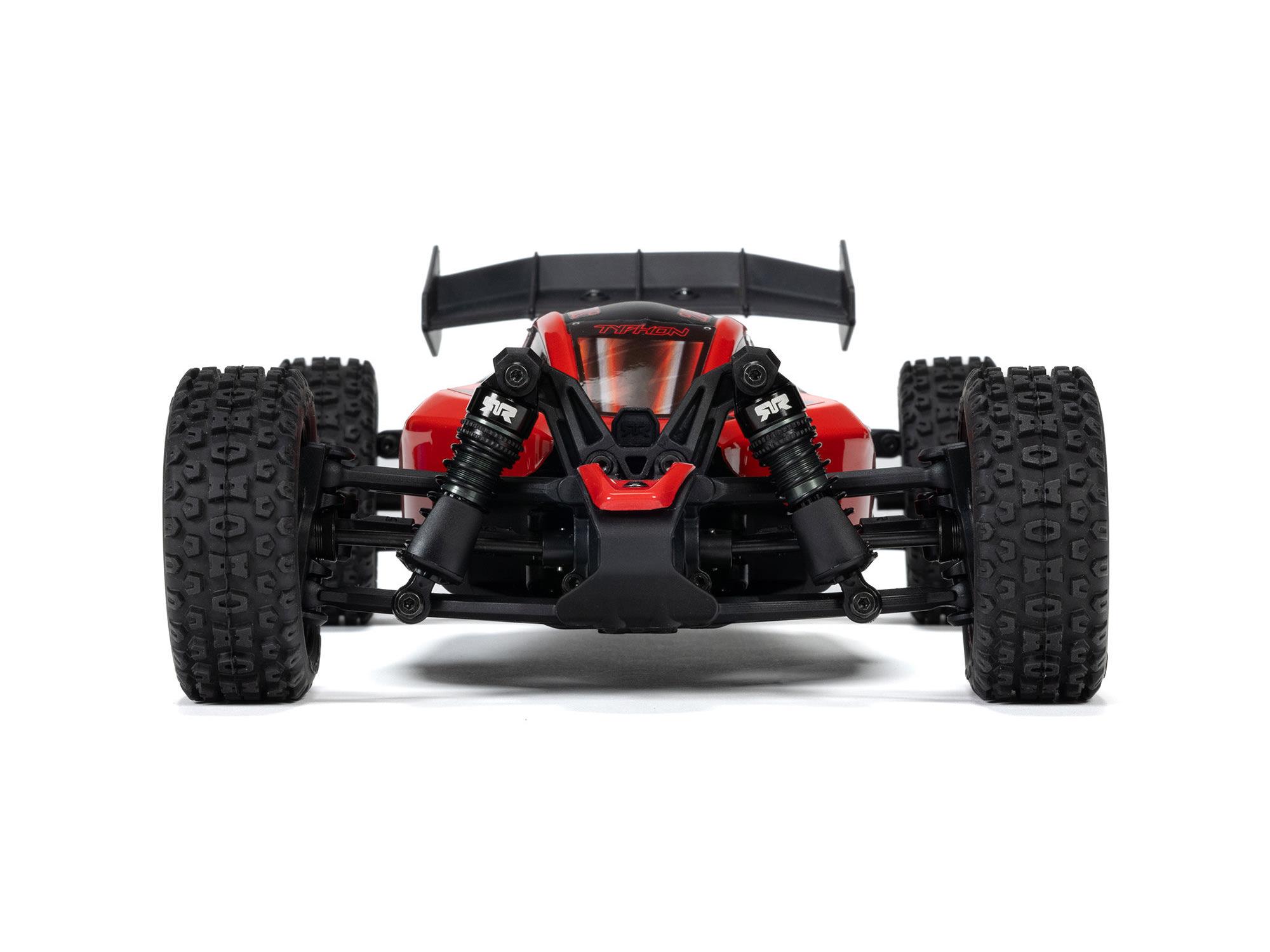 Arrma TYPHON GROM 223S BLX 4X4 with Batt/Charger 1/18 Red C-ARA2306ST1
