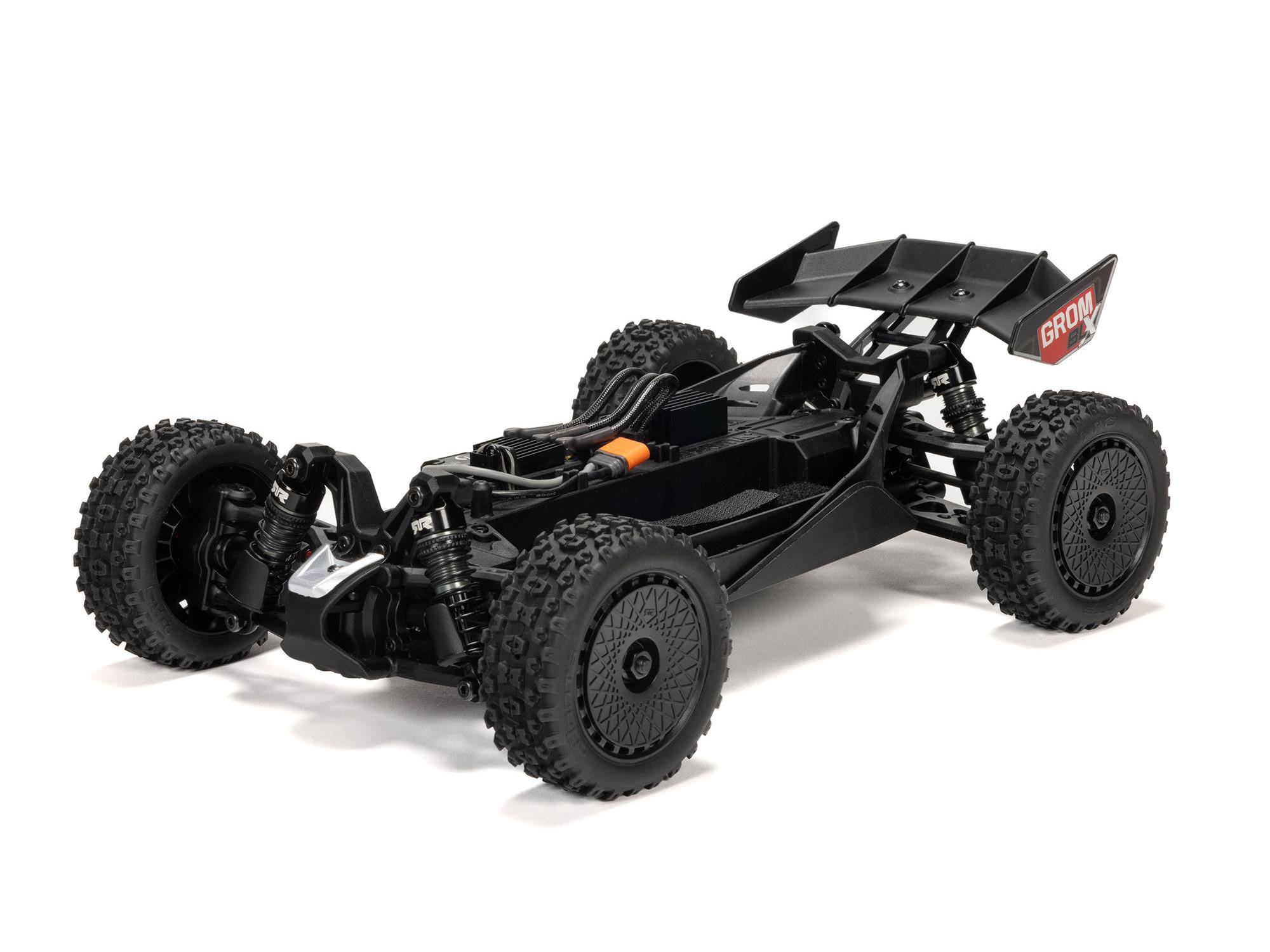 Arrma TYPHON GROM 223S BLX 4X4 (No Batt/Charg) 1/18 Silver C-ARA2306T1