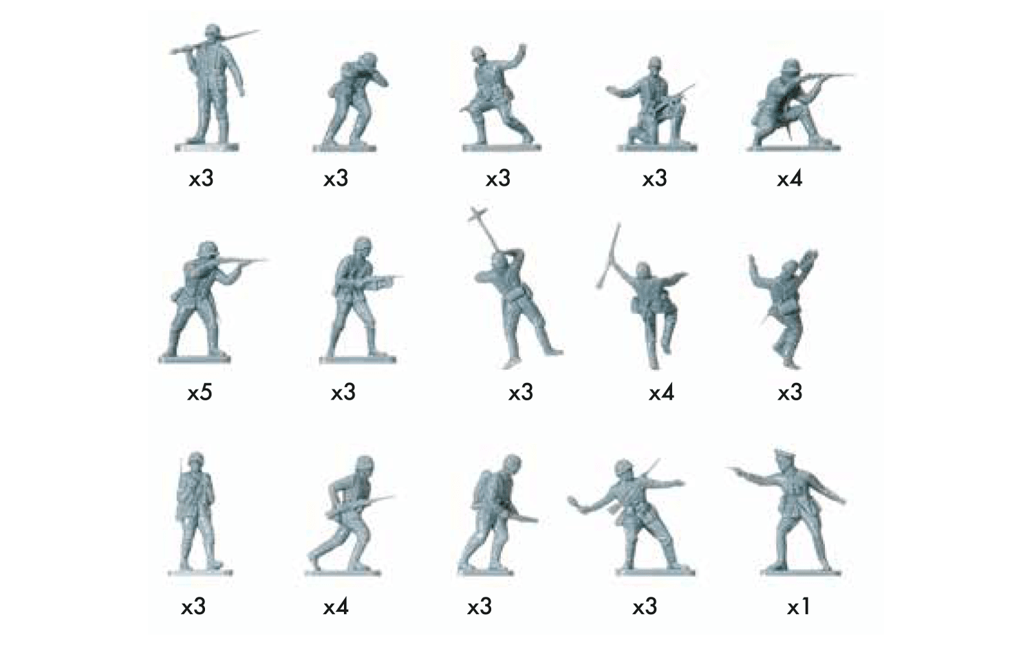 Airfix WWII German Infantry 1:76 A00705V