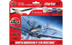 AIRFIX Starter Set - North American P-51D Mustang 1:72 A55013