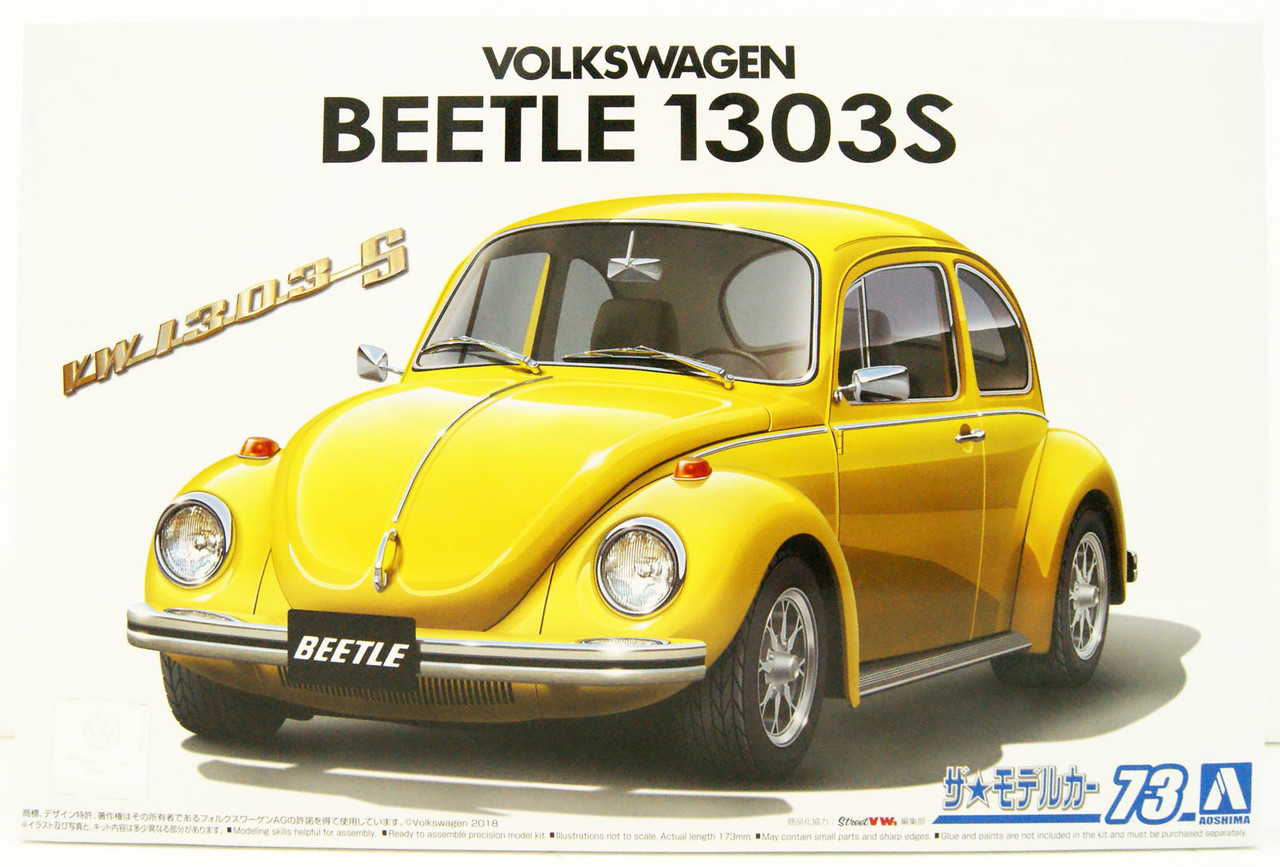 Aoshima Volkswagen Beetle 1303S '73 Plastic Model 1/24 06130
