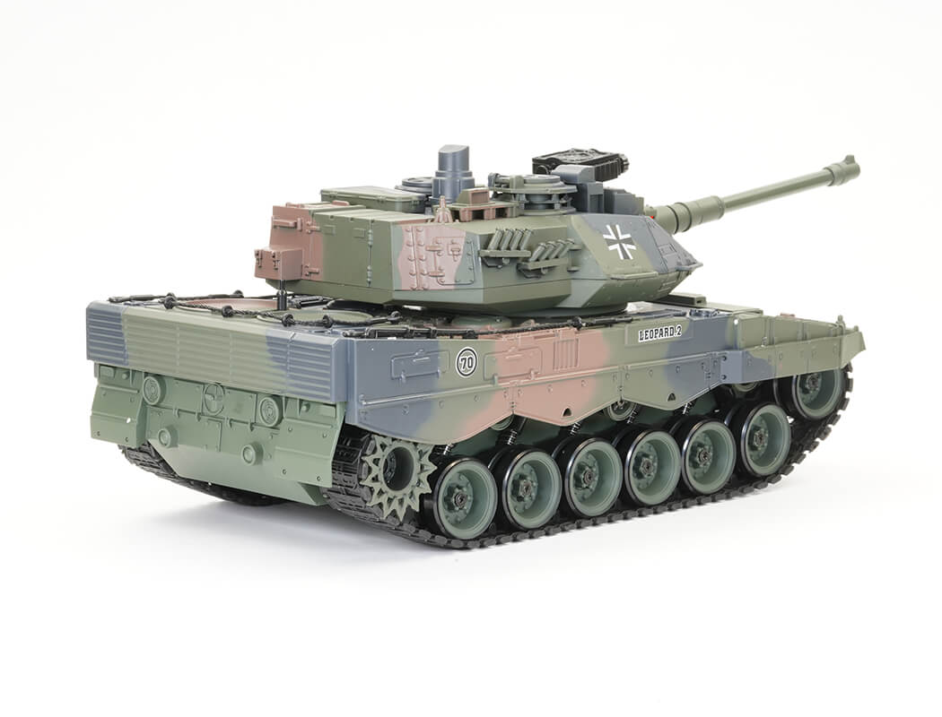 BROTHER TANK RC TANK GERMAN LEOPARD 2 CAMO 1:18 BT-822 - Image 3