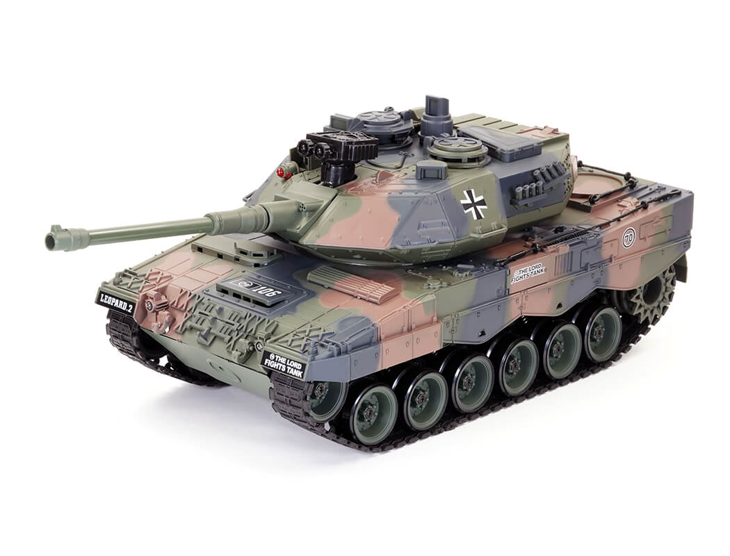 BROTHER TANK RC TANK GERMAN LEOPARD 2 CAMO 1:18 BT-822 - Image 5